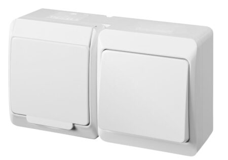 Hermes lüliti 1-ne +pesa IP44 valge