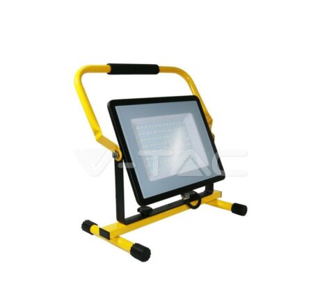 LED prožektor jalal 100W 4000K 8200lm, sangaga must/kollane