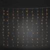 Valguskardin 140x120cm amber LED