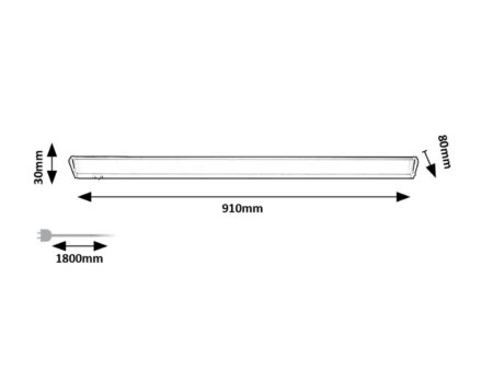 Seinavalgusti Easylight2 LED L91cm, valge - Image 3