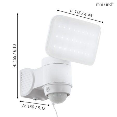 Solarvalgusti prožektor Casabas 5W 6500K 470lm IP44 valge - Image 2