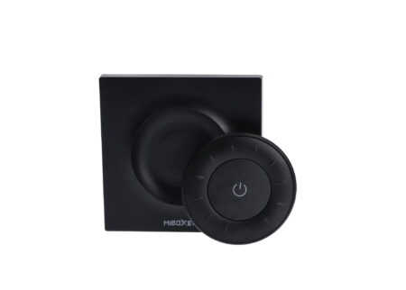 Juhtmevaba RF pööratav dimmer K3, mattmust (2 kanalit) - Image 3