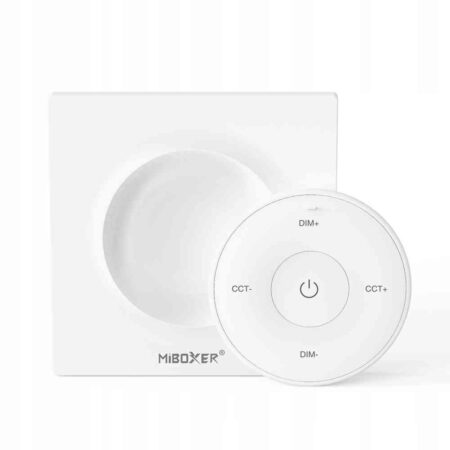 Juhtmevaba RF puutedimmer K2, mattvalge (2 kanalit)