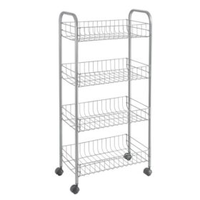 Käruriiul Ascona 4* 41*23*84cm, hõbe, Metaltex