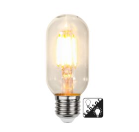 LED lamp E27 4W 2100K 300lm T45 hämarasensoriga