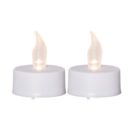Teeküünal patareiga PAULO 2tk/kmpl IP20; D3,7cm (2xCR2032 patarei kaasas) TAIMERIGA