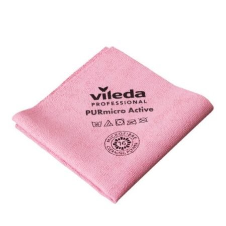 Puhastuslapp Vileda PURmicro Active 38*35cm punane