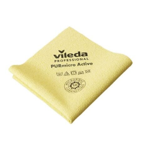 Puhastuslapp Vileda PURmicro Active 38*35cm kollane