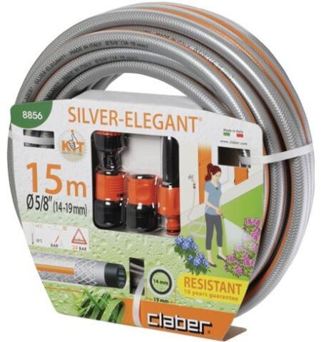 Claber kastmisvooliku komplekt Silver Kit 5/8 15m 8856