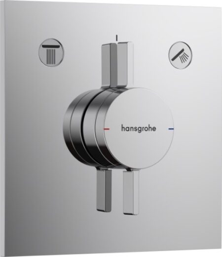 Dušisegisti-seinasisene Hansgrohe Duoturn E 2funkts.kroom 75417000