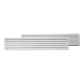 Ventilatsiooni rest 92*450mm VR459 valge plast