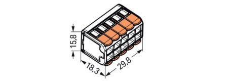 WAGO 10x0,14-4mm² avatav läbipaistev 15tk/pk - Image 4