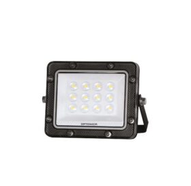 LED prožektor 10W 4000K 1000lm läätsoptika, must Optonica