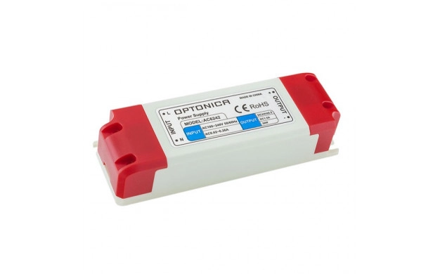 LED trafo 24V 36W IP20 plast Optonica