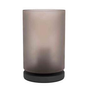 Lauavalgusti Colomera E27 must/tumehall klaas