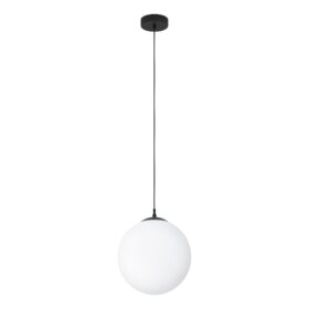 Rippvalgusti Rondo3 E27 must/valge