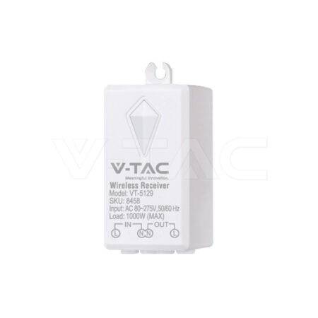 Juhtmevaba lüliti vastuvõtja kuni 1000W V-Tac