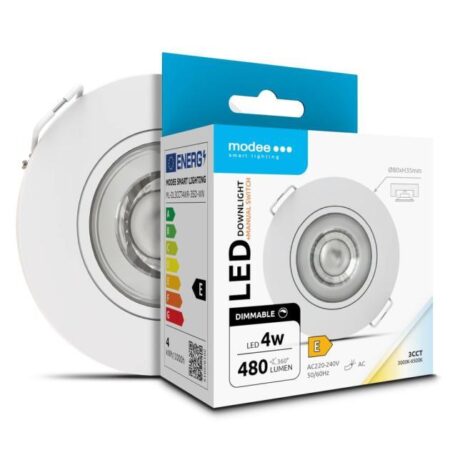 LED allvalgusti MODEE 4W 480lm 3CCT DIM IP44, valge - Image 2