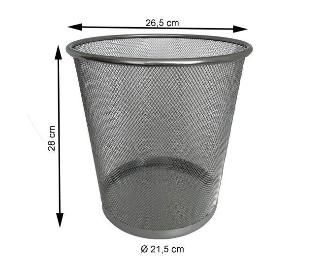 Paberikorv metallvõrk Elite L - Image 2