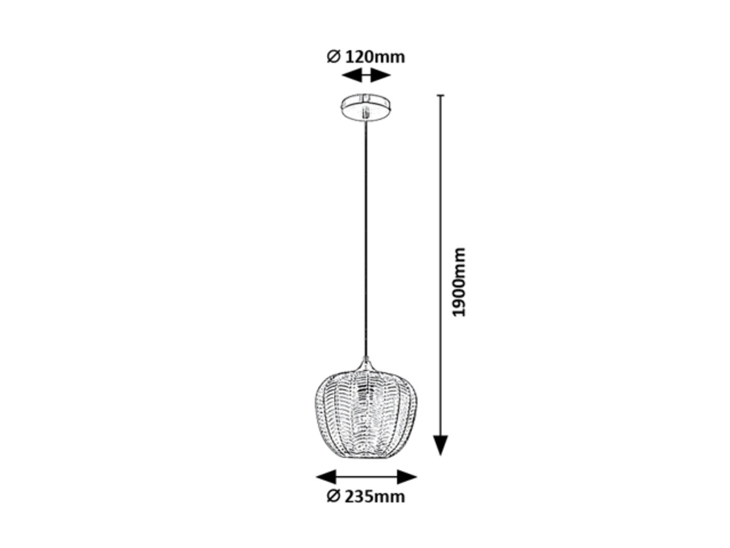 Laevalgusti ripp Monet E27 hall klaas - Image 3