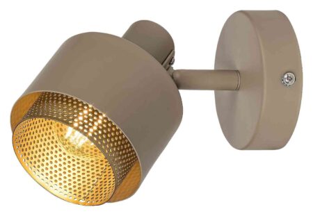 Kohtvalgusti Fedora 1xE14 metall/kuld