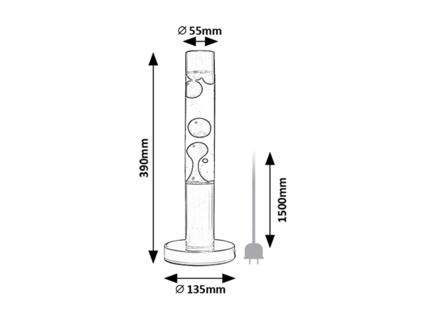 Laavalamp Lavastic LED 25W punane - Image 5