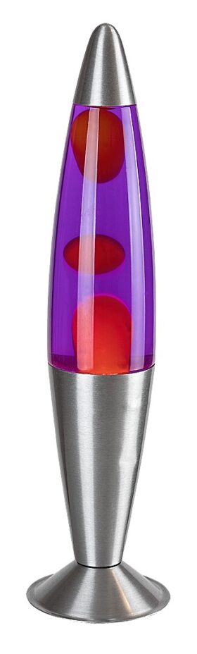 Laavalamp Lollipop3 LED 25W kollane-lilla