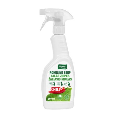 Roheline seep pihustiga 500ml Mayeri Organic tšilliga