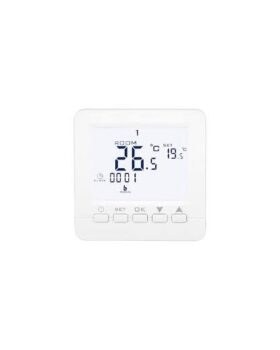 Põrandakütte termostaat BASIC PLUS 230V 16A valge