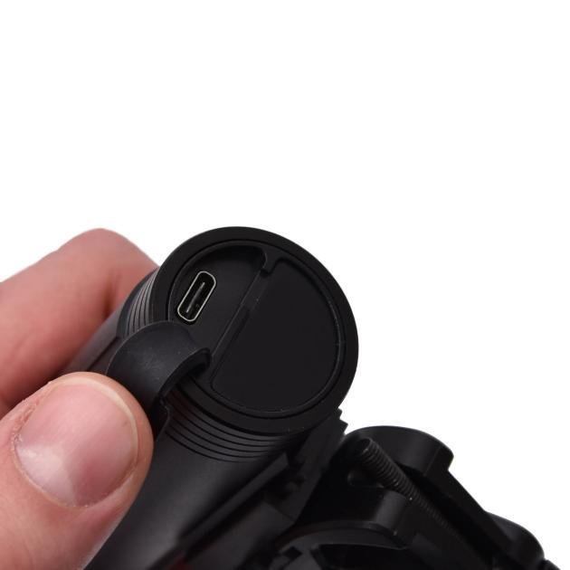 Jalgratta esituli E1 15W 1100lm, 5000mAh, USB-laetav - Image 3