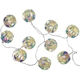 Jõulukett patareidega Morgan 10L taimeriga 1,35m (3xAA ei ole kaasas)