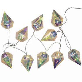 Jõulukett patareidega Malaia 10L 1,35m taimeriga IP20 (2xAA ei ole kaasas)