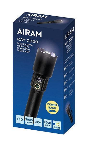 Taskulamp Ray 2000 USB (9471216) - Image 4