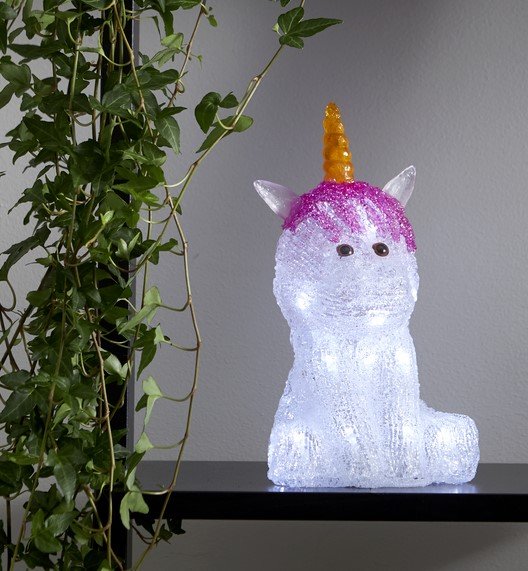 Dekoratiivkuju Ükssarvik h25cm, taimeriga IP20 (3xAAA ei ole kaasas) - Image 2