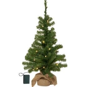 Dekoratiivne Jõulupuu patareidega h60cm, IP20 (3xAA ei ole kaasas)