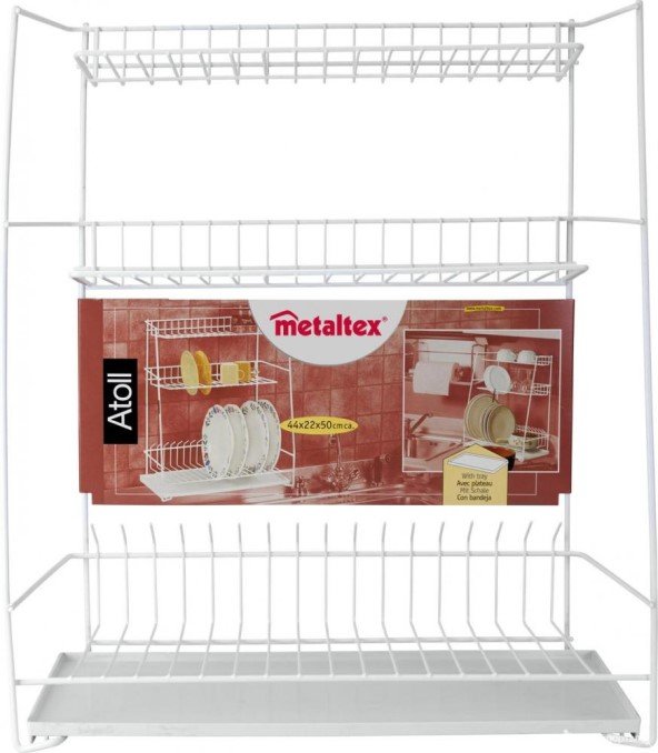 Nõudekuivatusrest 3 kordne 44*22*50cm