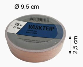 Vaskteip 2,5cm*10m