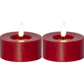 LED Teeküünlad PUNANE 2tk/pakis (2xAAA ei ole kaasas) 6h taimer