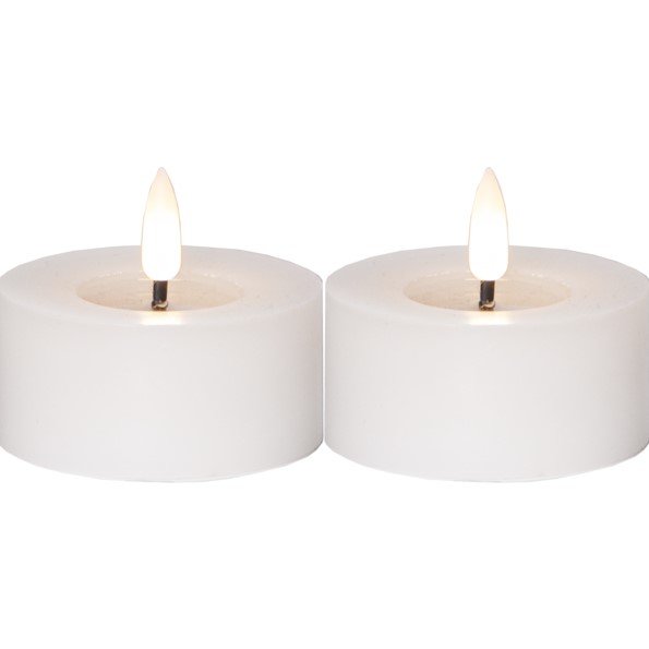 LED Teeküünlad VALGE 2tk/pakis (2xAAA ei ole kaasas) 6h taimer