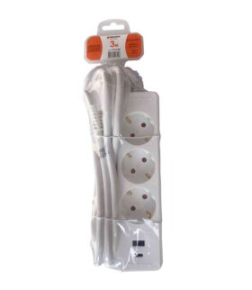 Pikendusjuhe 3m 3pesa + 2xUSB