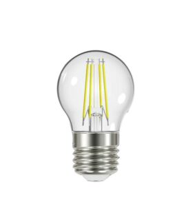 LED lamp E27 3,8W 3000K 470lm klaar väike pall Airam