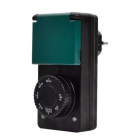 Programmkell/taimer hämaraanduriga pistikupesasse