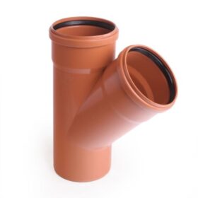 Väliskanali kolmik 110 45 PVC-NAL