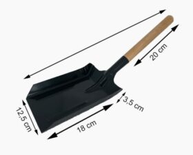 Prügikühvel metallist 18*12,5cm