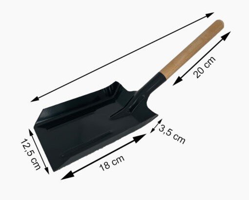 Prügikühvel metallist 18*12,5cm