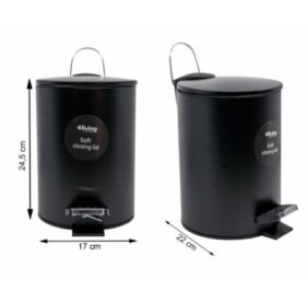 Prügikast Nova 3l pedaaliga