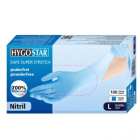 Töökinnas nitriil nr.9/L Safe Super Strech sinine