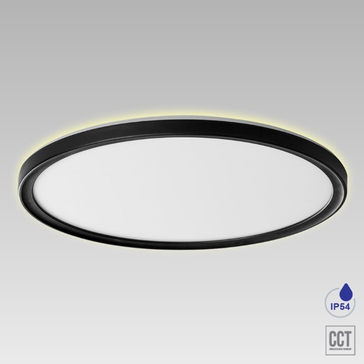 Plafoon Cordia LED 30W 3000-6000K IP54 must d50cm
