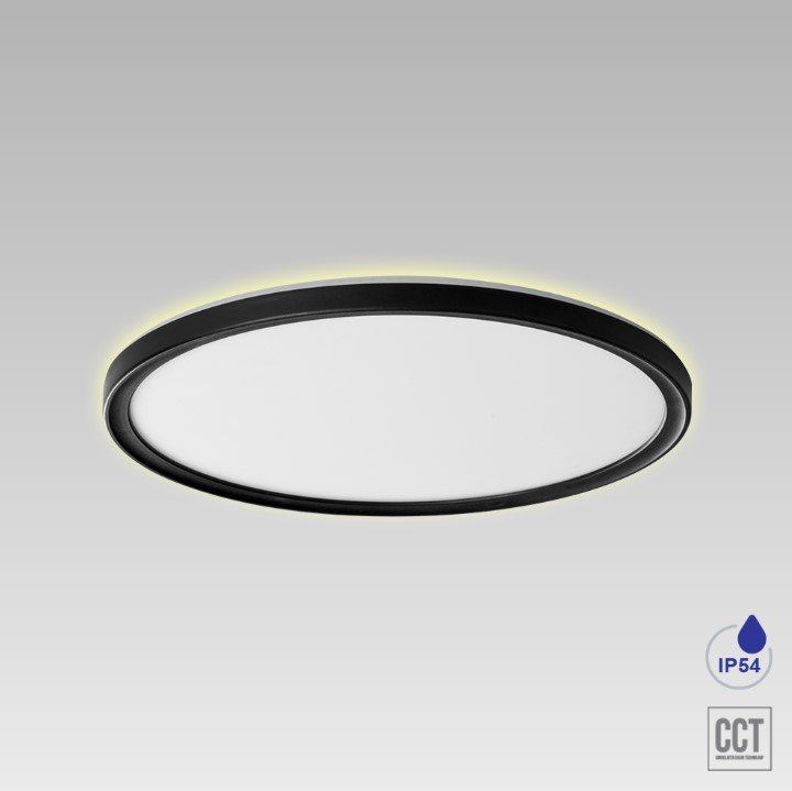 Plafoon Cordia LED 18W 3000-6000K IP54 must d29,5cm