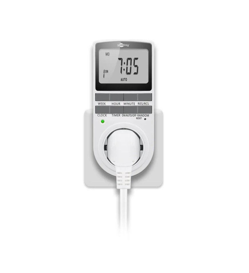 Taimer digitaalne, nädal 10-programmi 16A 3600W IP20 - Image 2